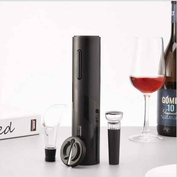 Kit de Abridor de Vinho Automático - Saca Rolhas